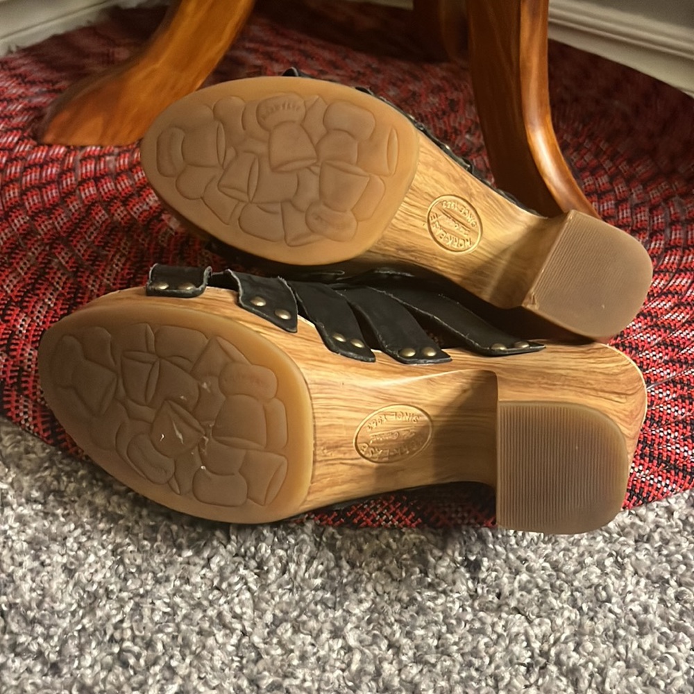 Kork-Ease Open Toe Platform Sandals Size 8 - Picture 3 of 10